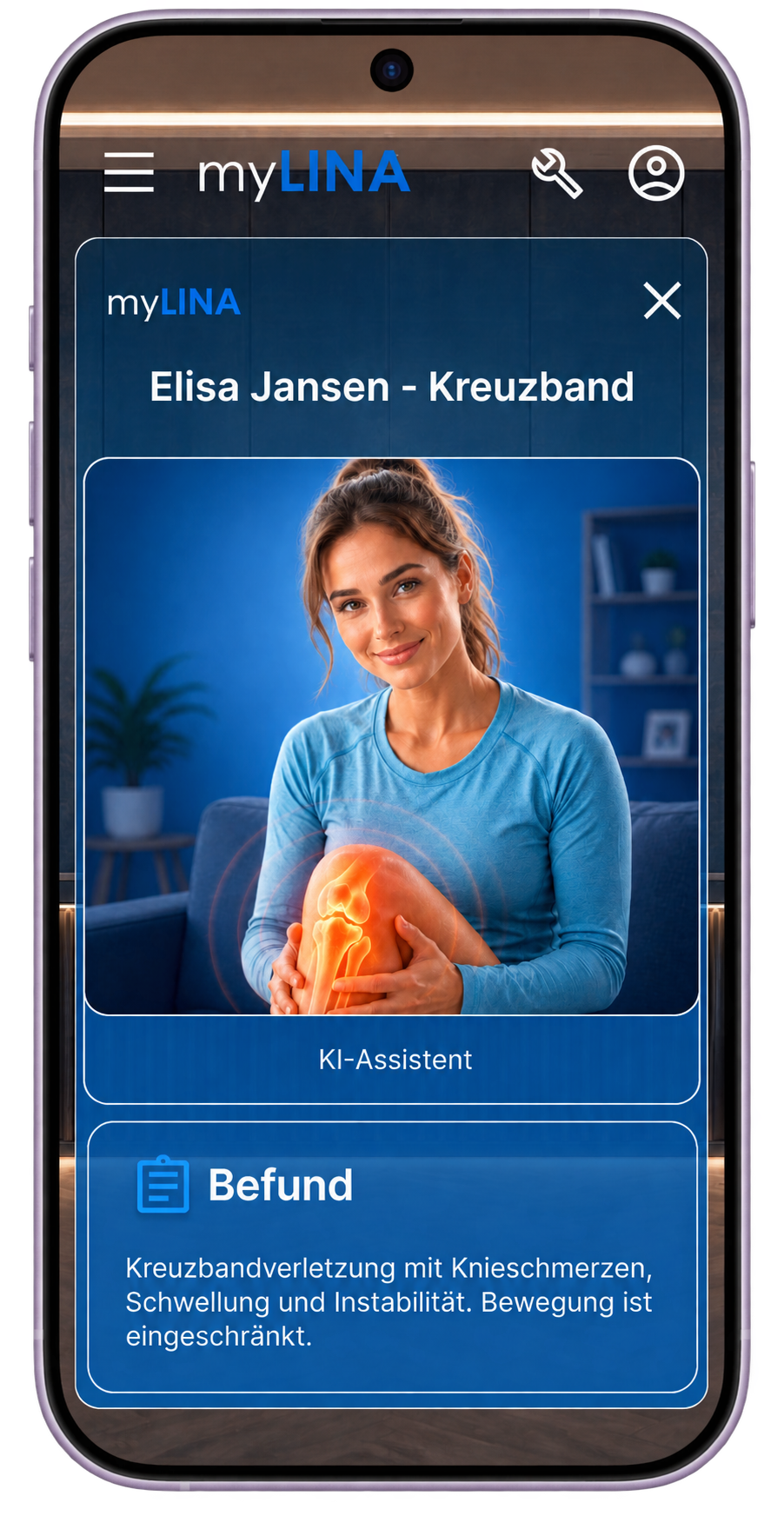 Start eines Dialogs in myLINA